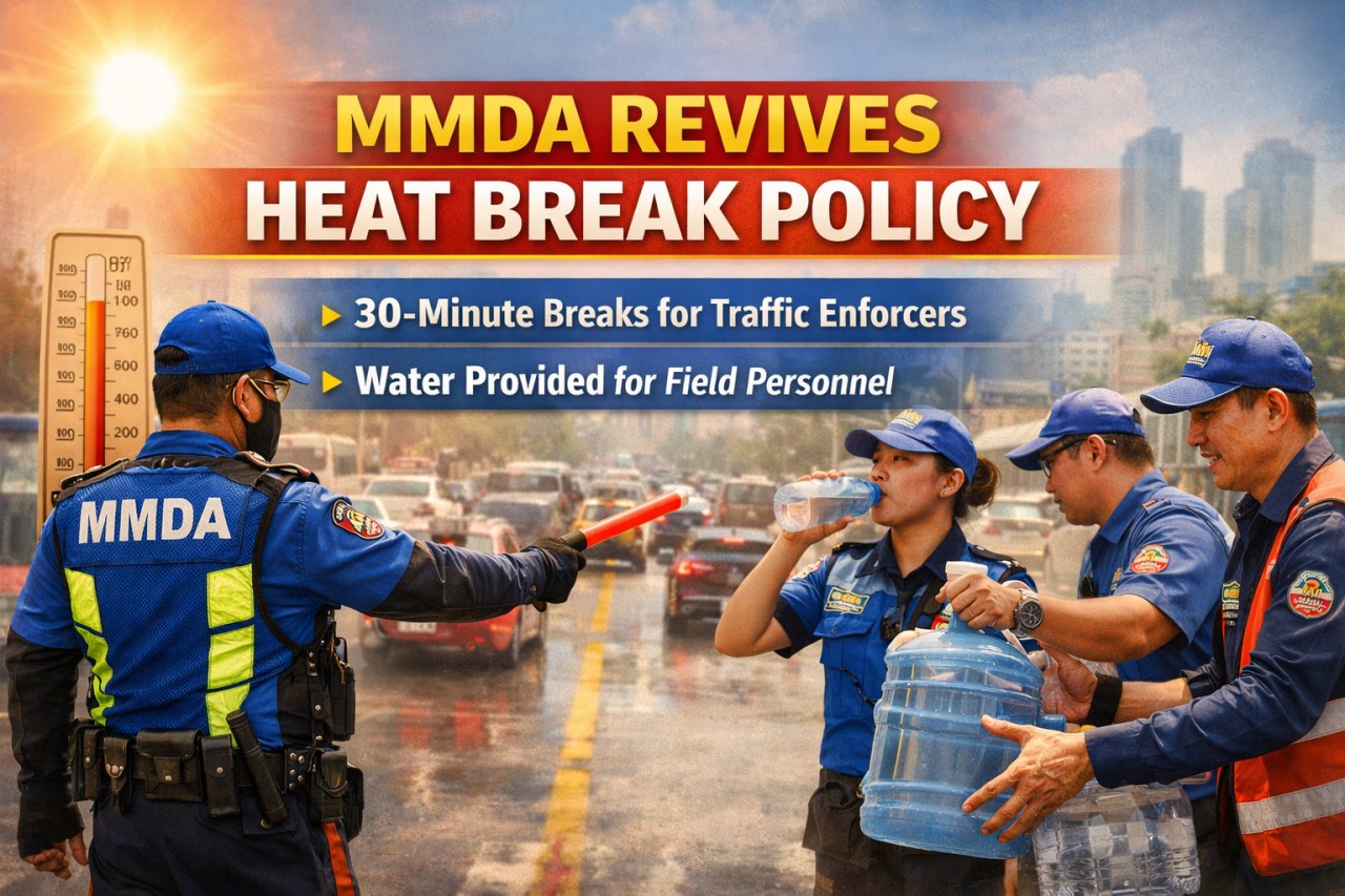 MMDA revives heat break policy