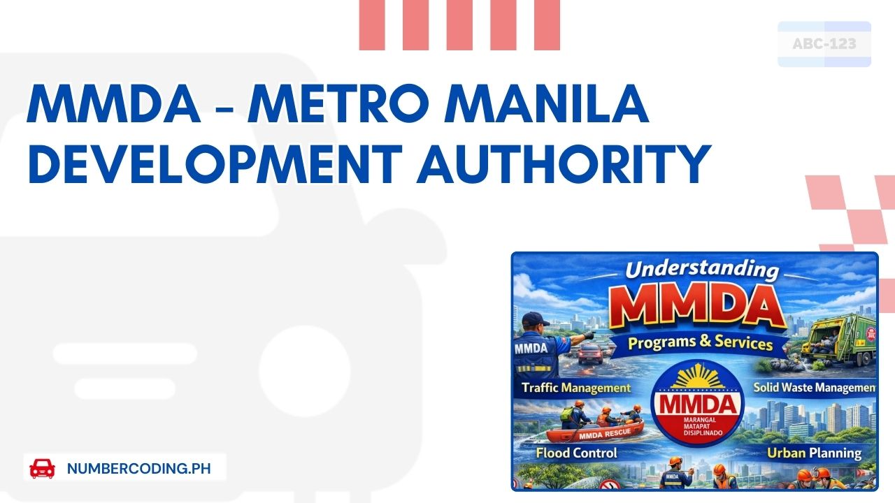 What is MMDA Metro Manila Development Authority