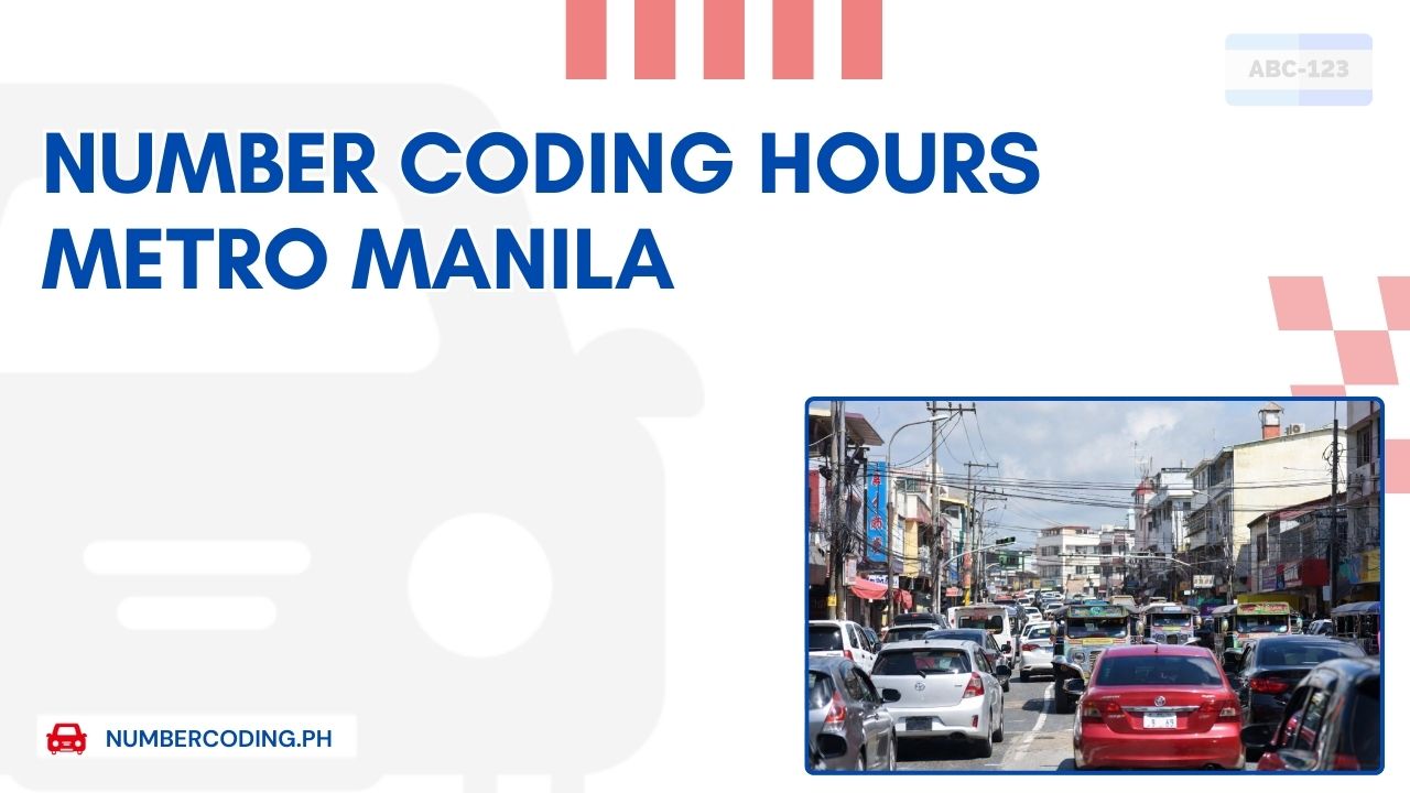 metro manila number coding hours mmda