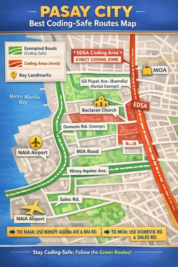 pasay-city-number-coding-map